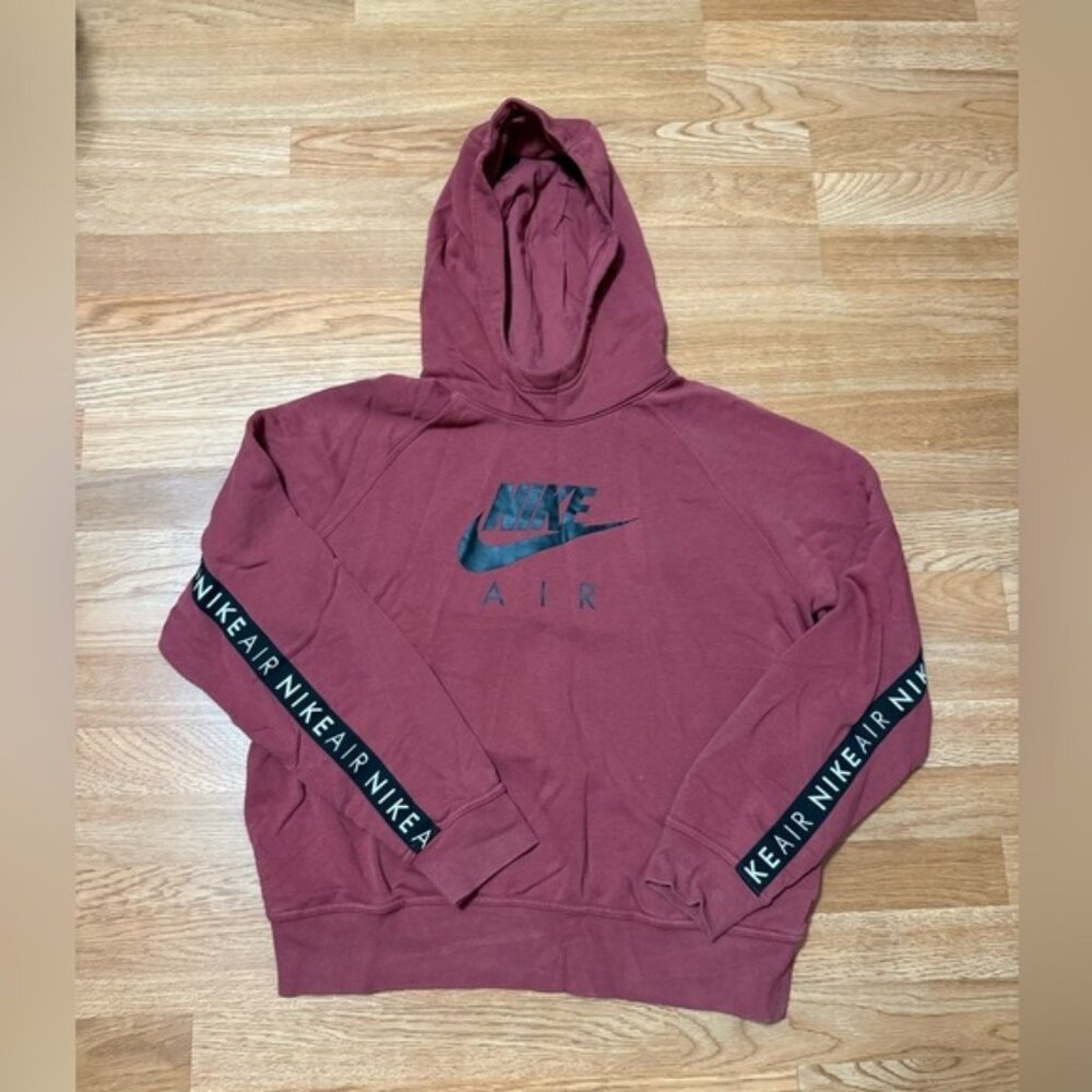 Nike Air Women’s Sweatshirt Pullover Long Sleeve Hoodie Salmon Color Sz XL